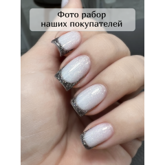 Гель для наращивания с блестками 50г